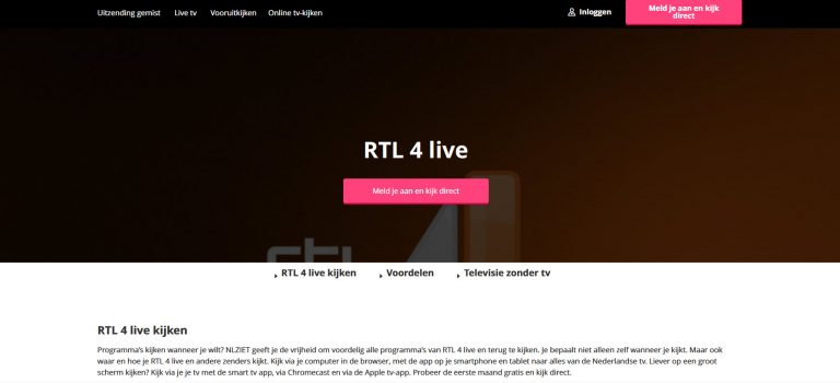 RTL 4 Live Kijken | TV Kijken Via Internet