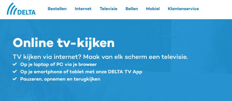 Delta Tv Kijken | TV Kijken Via Internet